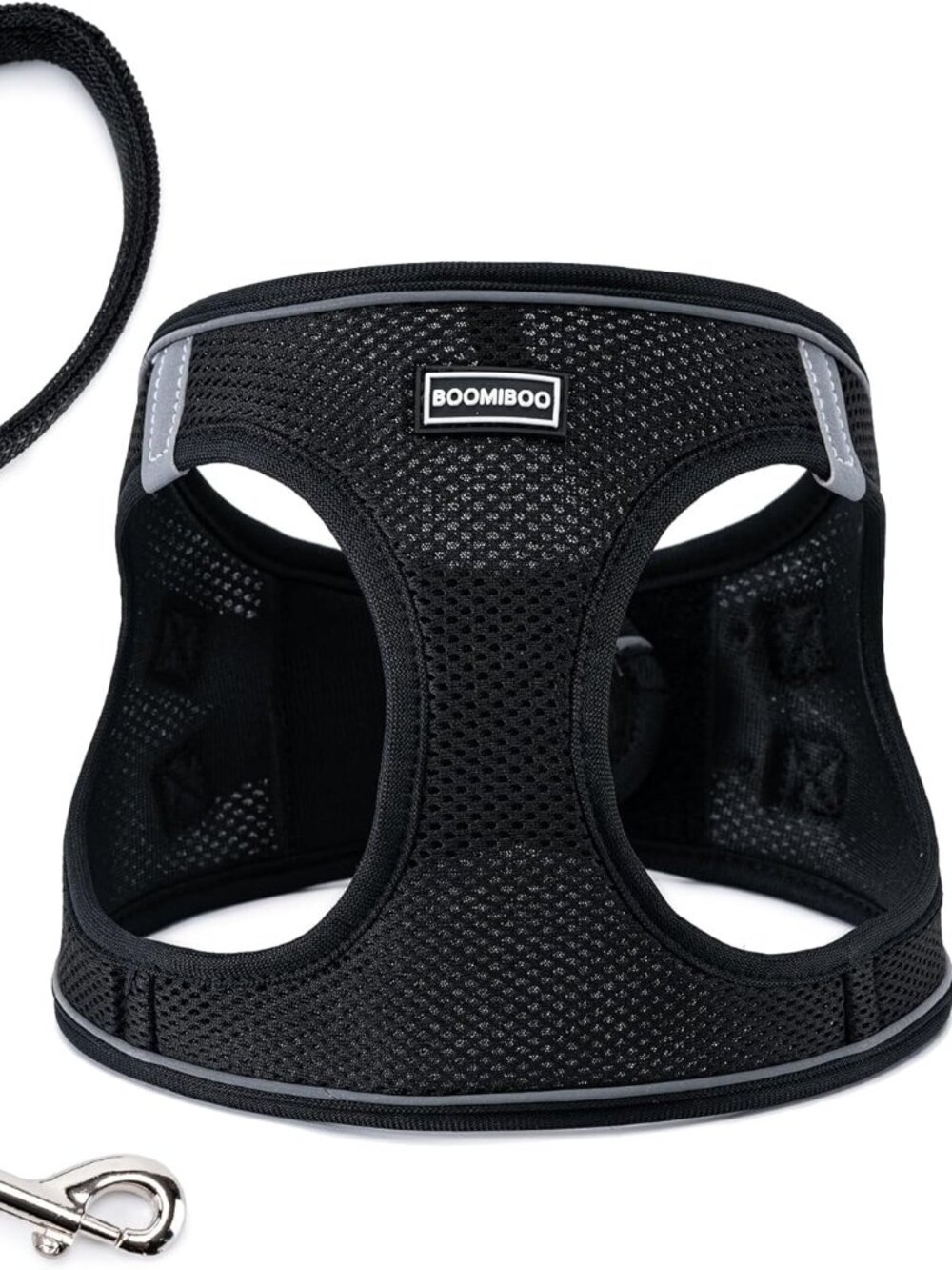 No Pull Dog Harness & Leash Set – Adjustable, Reflective, Soft Padded Comfort